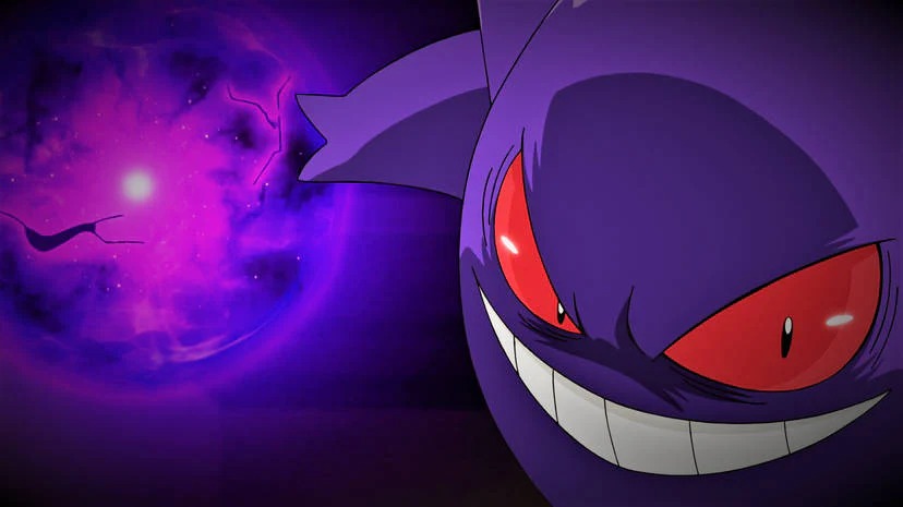 Gengar's shadow ball attack- Spooky Fun in Paldea event