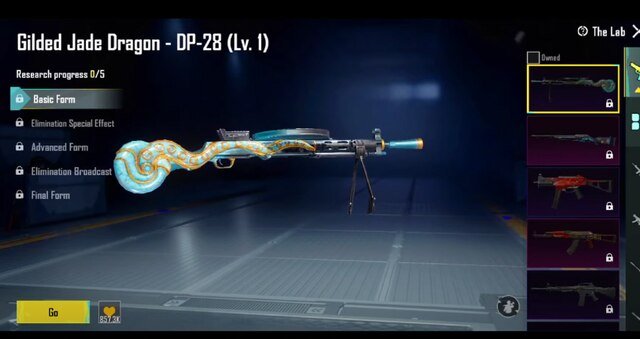 DP-28 (Gilded Dragon Skin)