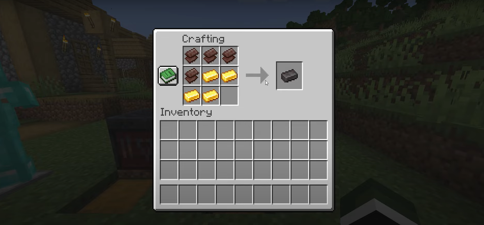 Recipe for Netherite Ingots