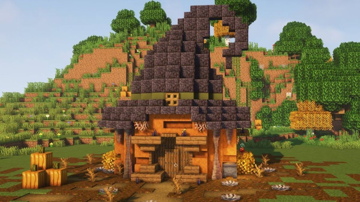 minecraft Witch’s Lair house 